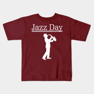 Cool Jazz Day shirt for jazz day on 30th april 2018 Kids T-Shirt